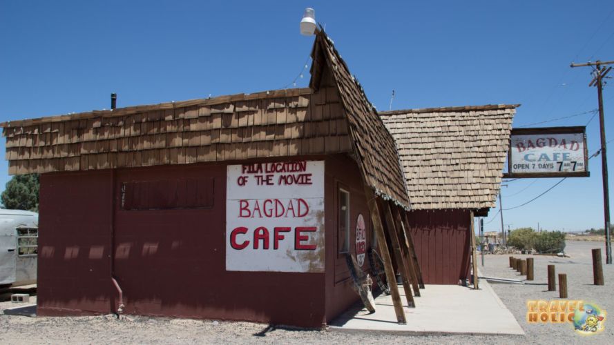 Tournage du film Bagdad Café