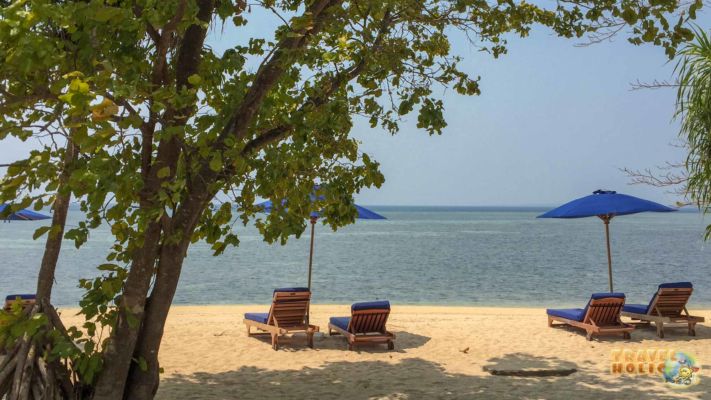 La plage magnifique du Siladen Resort & Spa