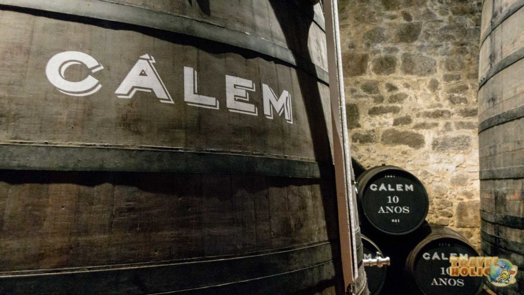 Tonneau de Porto dans les caves de Calem