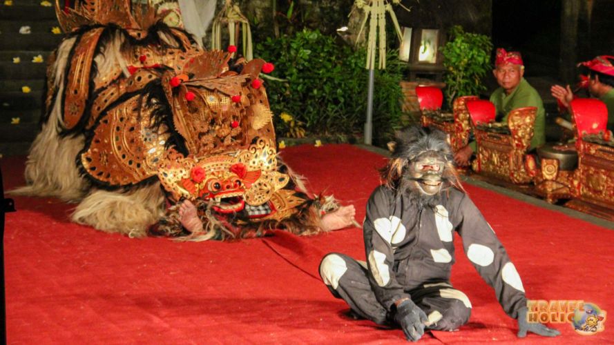 Personnages du spectacle de danse balinaise