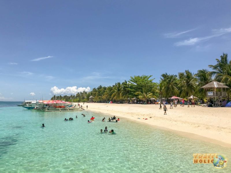 Plage de Kalanggaman Island aux Philippines